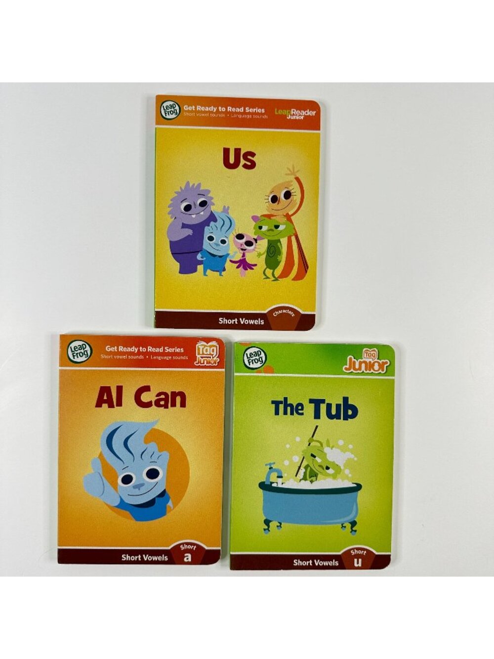 LeapFrog Tag Junior Short Vowels Bundle, Lot of 3 (Board)